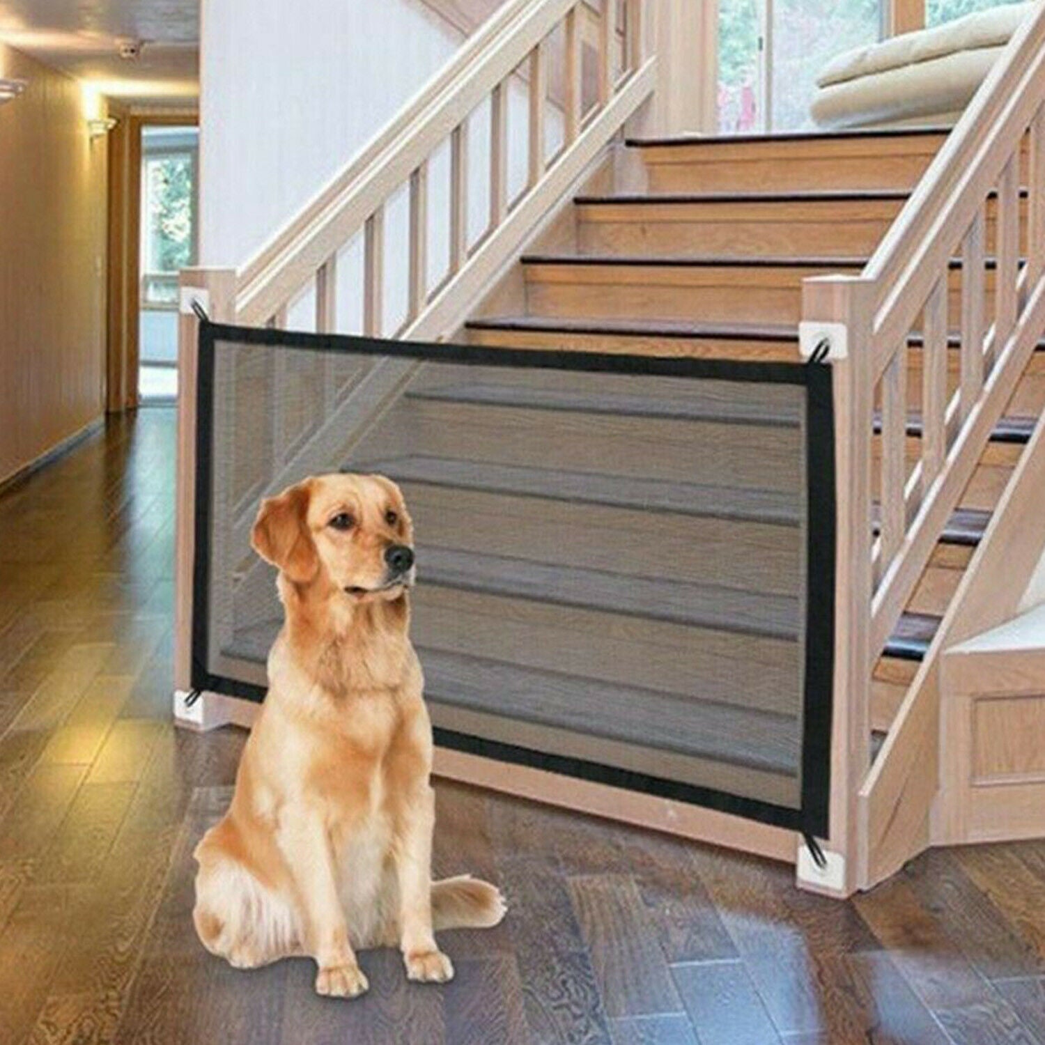 Mesh Magic Pet Gate - Safe & Secure Dog Fence