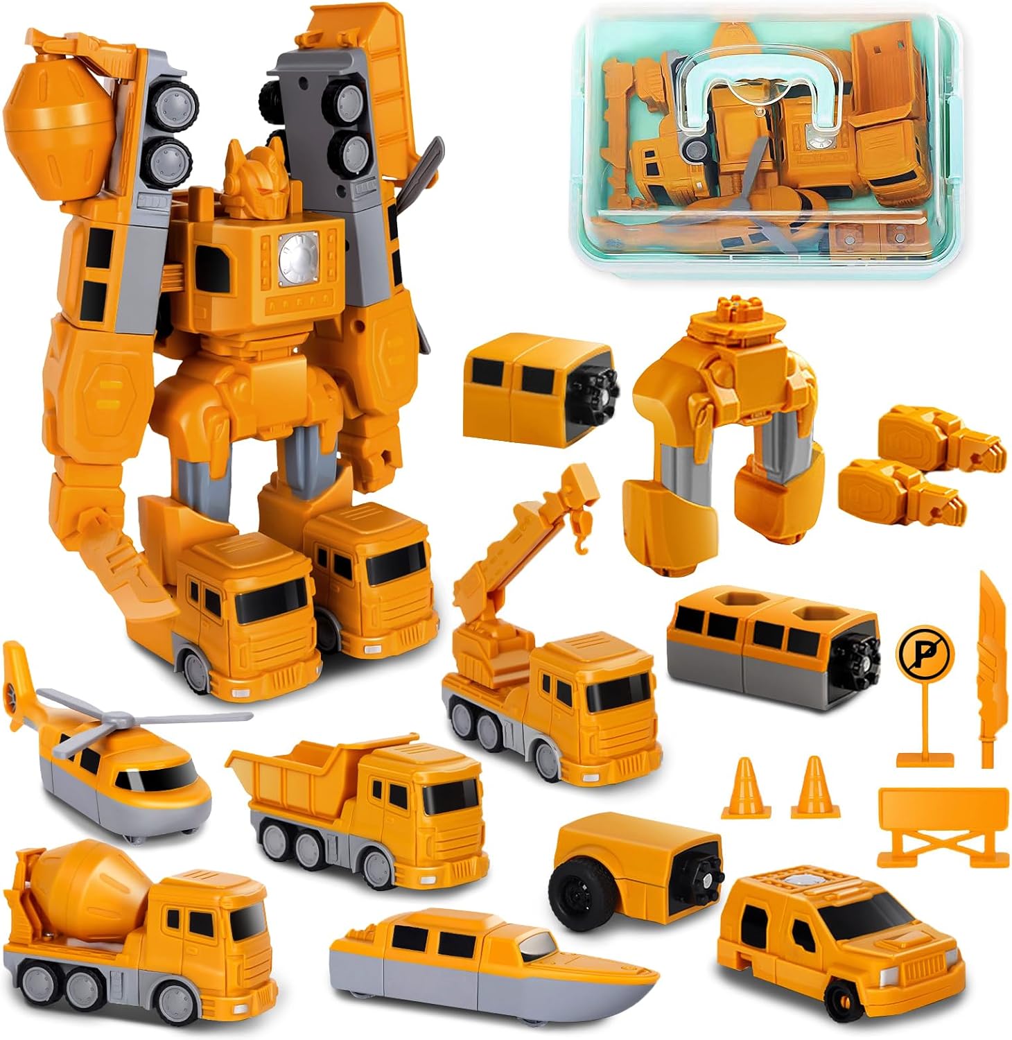 MegaBot Builder™ - The Ultimate Construction Robot Set For Kids