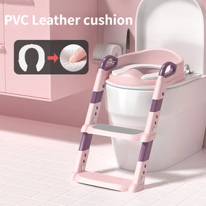 New Stepped Children'S Toilet Foldable Foot Stool Multi-Functional Toilet Boy Girl Baby Toilet Training Assisted Potties Steps