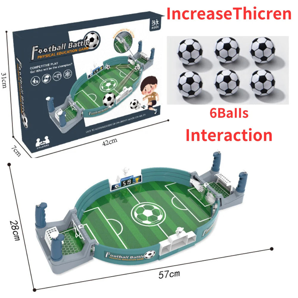 Soccer Table Football Board Game for Family Party Game Tabletop Play Ball Soccer Toys Portable Sport Outdoor Toy Gift for Kids