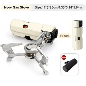 Camping Gas Stove 2670W Portable Folding Cassette Gas Burner Outdoor Picnic Travel Cooking Grill Cooker Heating System