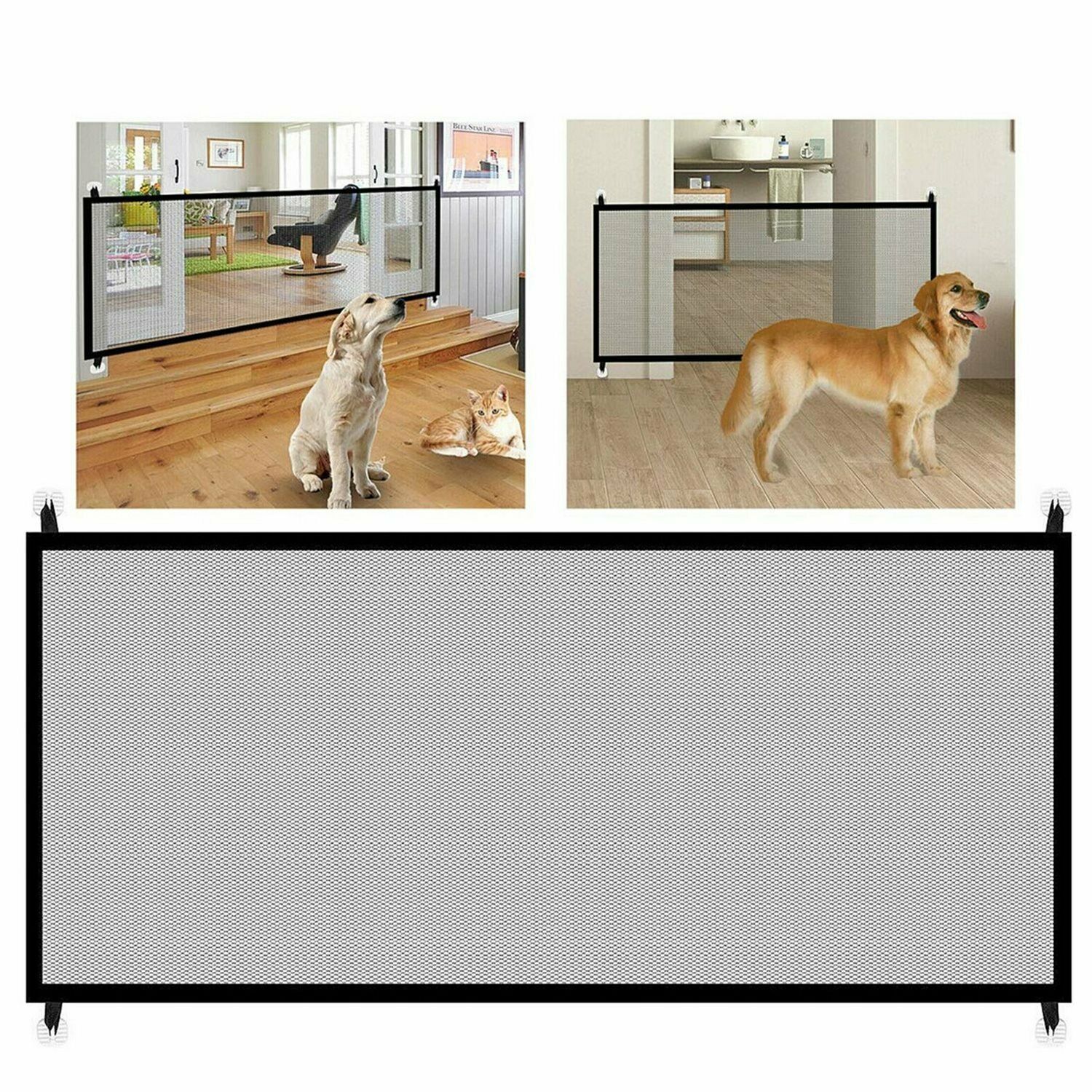 Mesh Magic Pet Gate - Safe & Secure Dog Fence