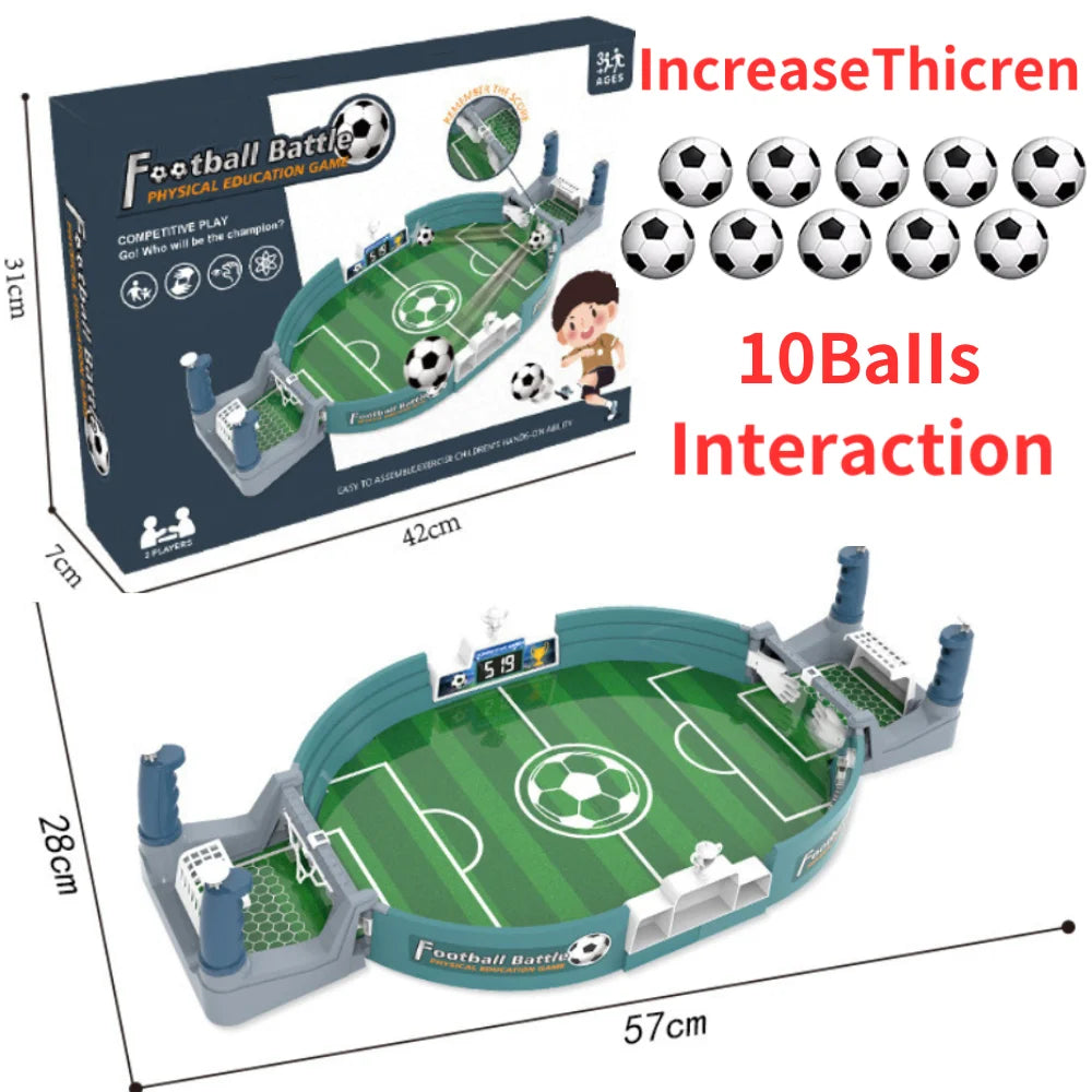 Soccer Table Football Board Game for Family Party Game Tabletop Play Ball Soccer Toys Portable Sport Outdoor Toy Gift for Kids