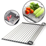 Stainless Steel Roll-Up Dish Drying Mat